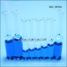 Ampoule en verre pharmaceutique de 15 ml